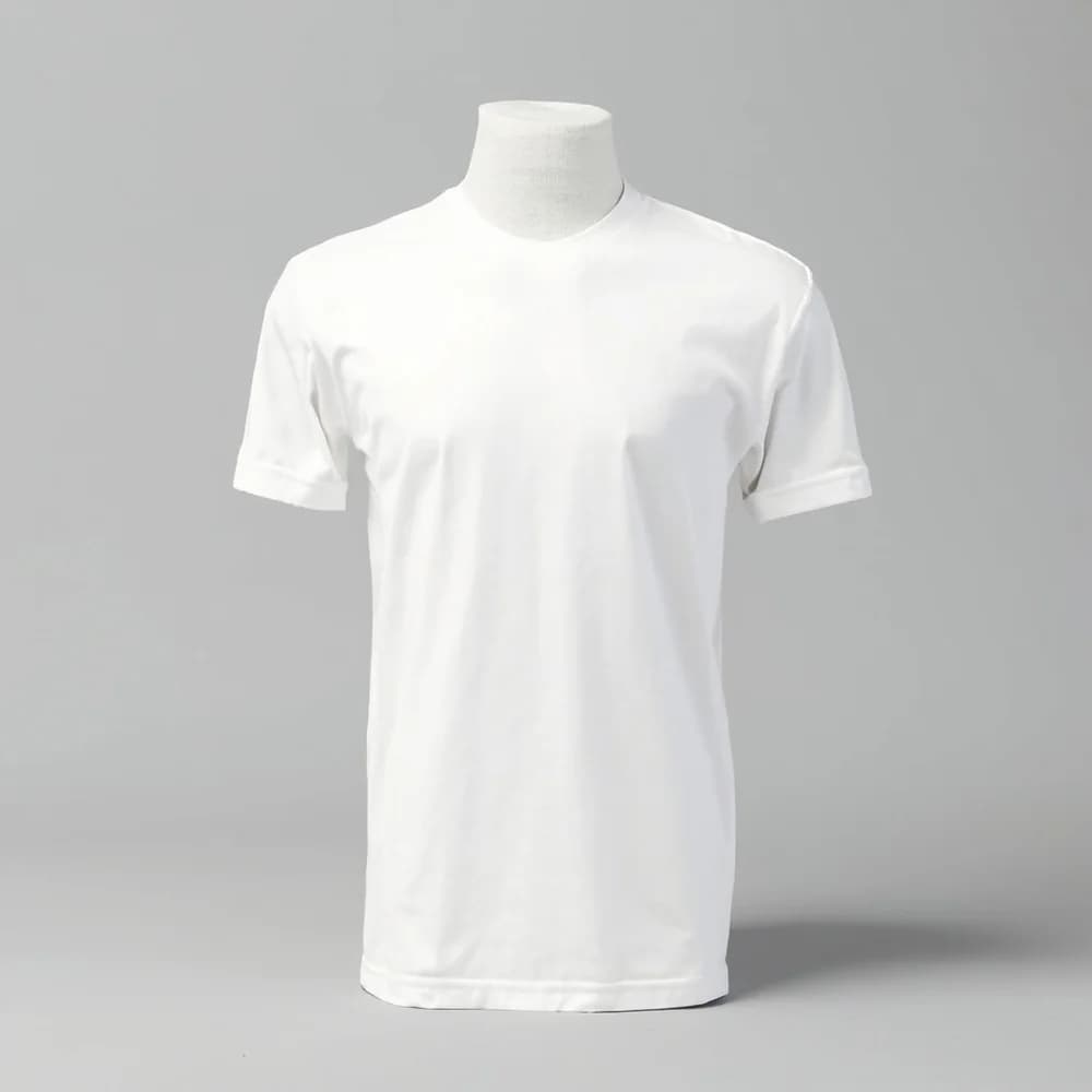 Performance Round Neck T-Shirt (Youth) · Unisex · Polyester — White